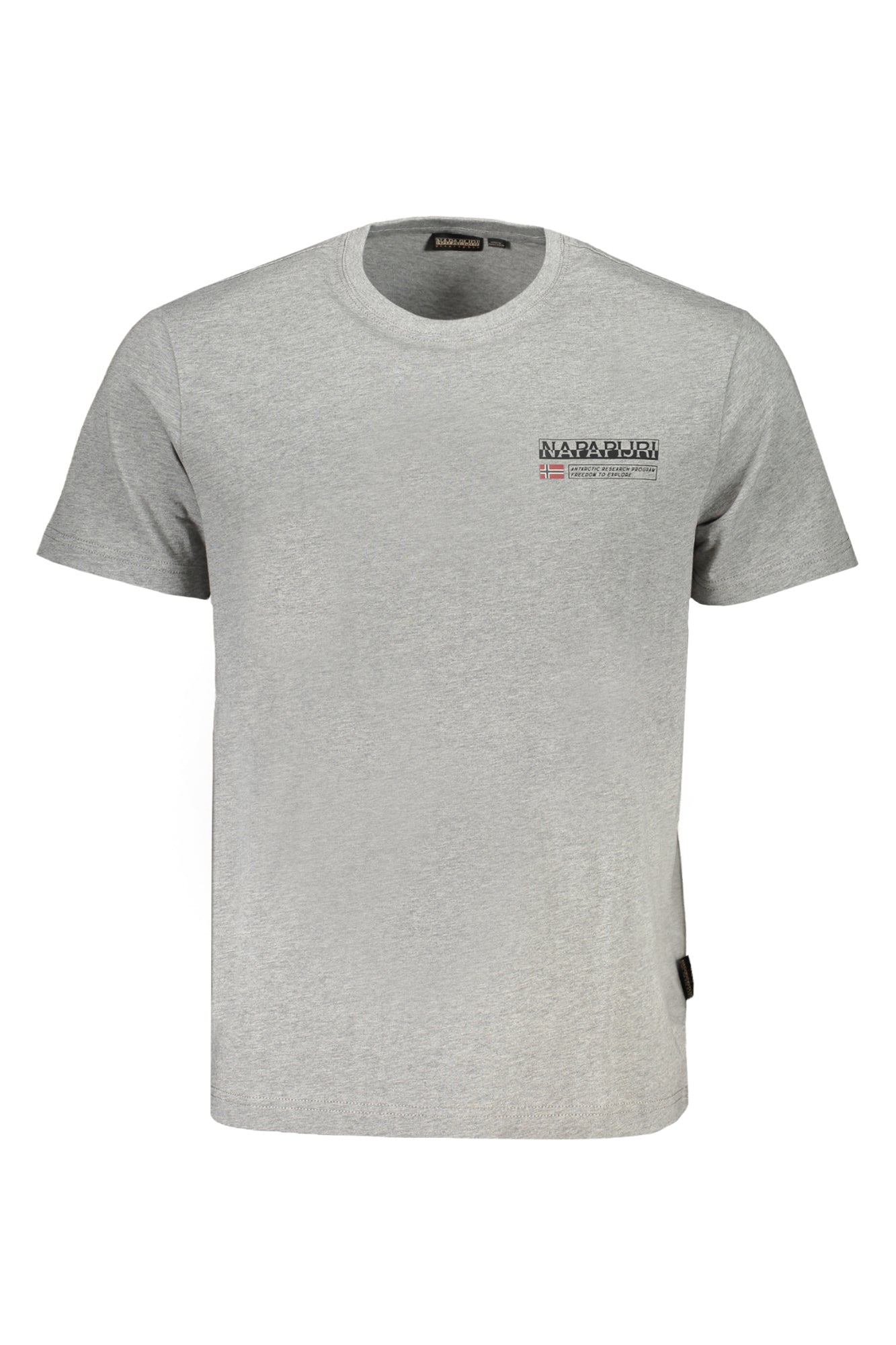 NAPAPIJRI T-SHIRT MANICHE CORTE UOMO GRIGIO