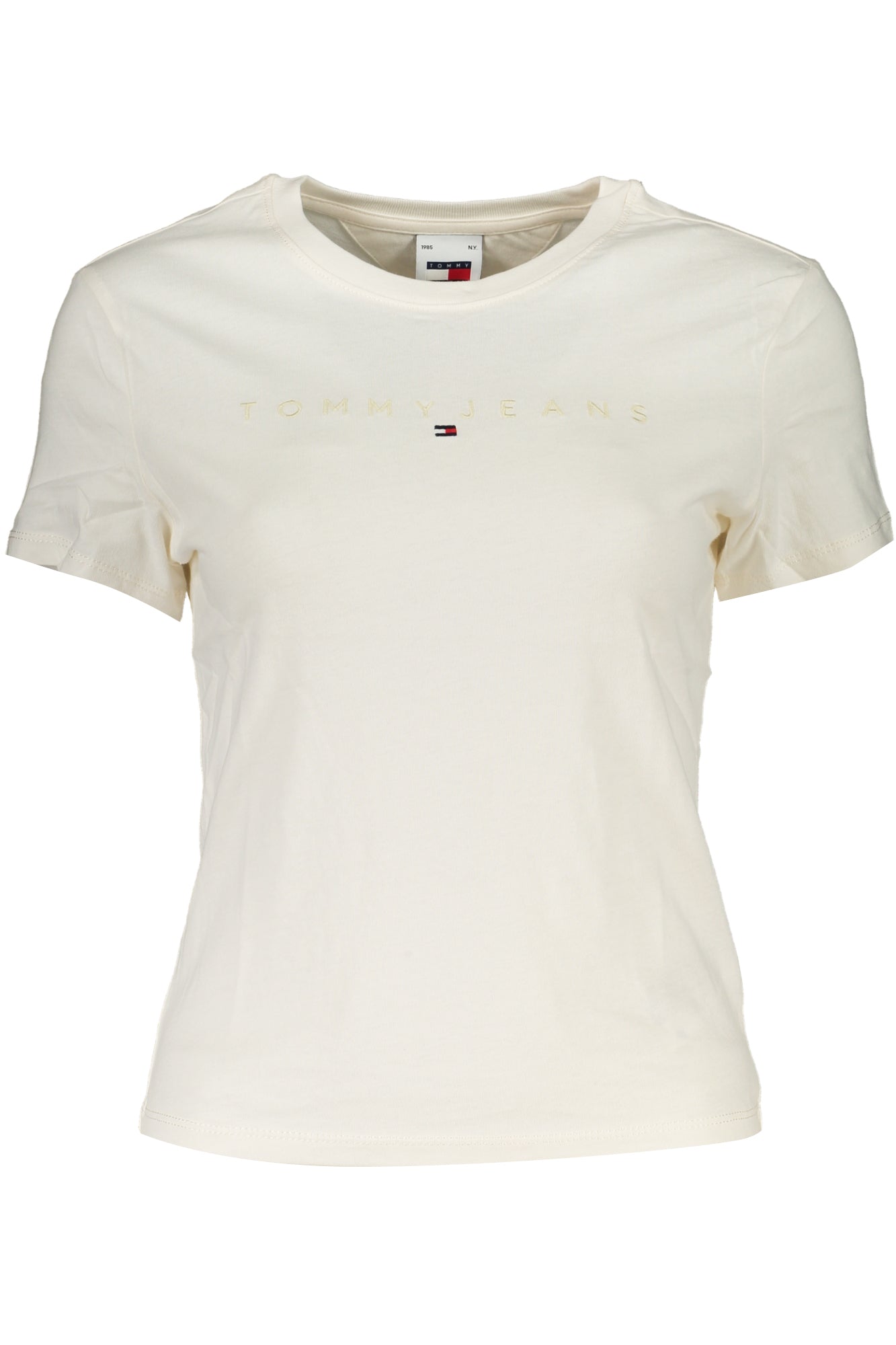 TOMMY HILFIGER T-SHIRT MANICHE CORTE DONNA BIANCO